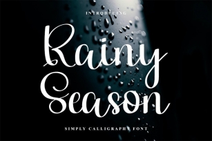 Rainy Season Font Download