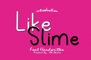 Like Slime Font Download