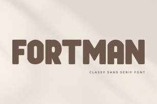 Fortman Font Download