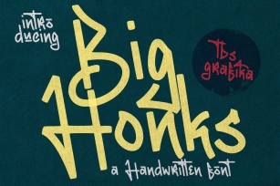 Big Honks Font Download