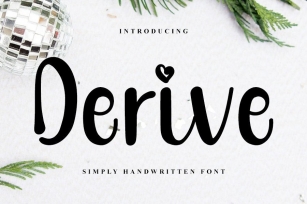 Derive Font Download