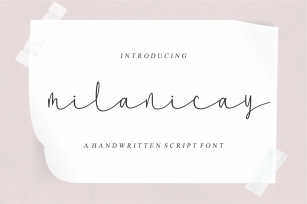 Milanicay Font Download