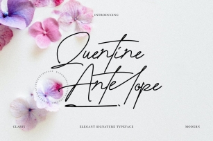 Quentine Antelope Font Download