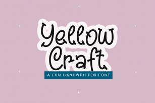 Yellow Craft Font Download