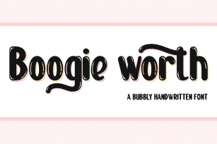 Boogie Worth Font Download