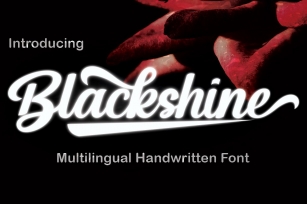 Blackshine Font Download