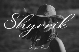 Shyrrik Script Font Font Download