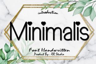 Minimalis Font Download