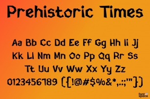 Prehistoric Times Font Download