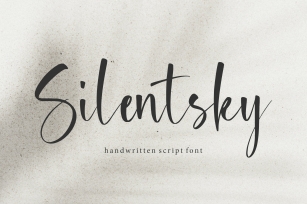 Silentsky Modern Handwritten Font Download