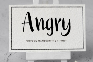 Angry Font Download