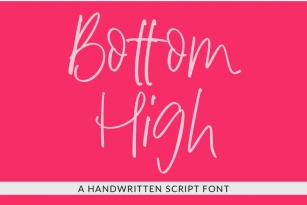 Bottom High Font Download