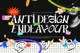 Anti Design Endeavour Display Font Download