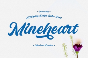 Mineheart Retro Script Font Download