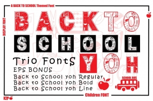 Back to School Yoh Font Download
