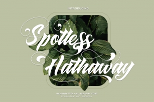 Spotless Hattaway Font Download