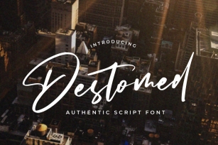 Destomed Handwritten Font Download
