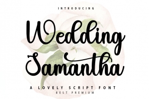 Wedding Samantha Font Download