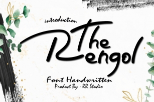The Rengol Font Download