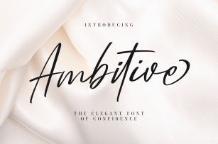 Ambitive Font Download