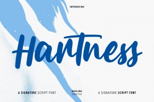 Hartness Script Font Download
