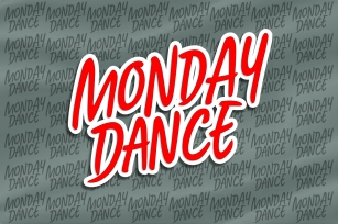 Monday Dance Font Download