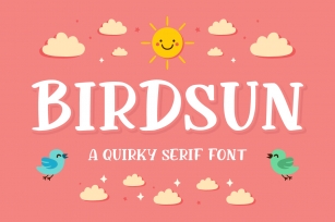 Birdsun Font Download