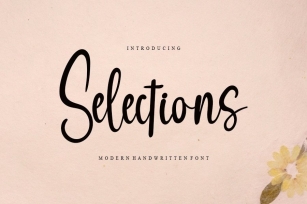 Selections Font Download