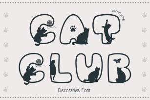 Cat Club Font Download