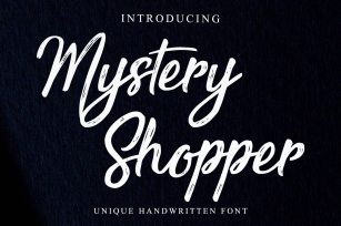 Mystery Shopper Font Download