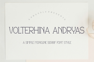 Volterhina Andryas Font Download