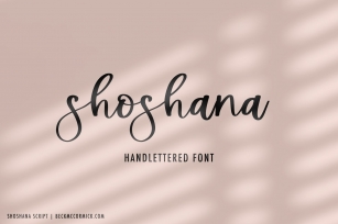 Shoshana Script Font Download
