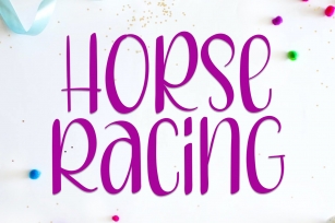 Horse Racing Font Download
