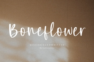 Boneflower Script Font Font Download
