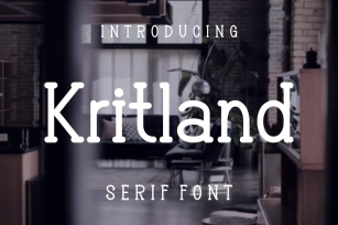 Kritland Font Font Download
