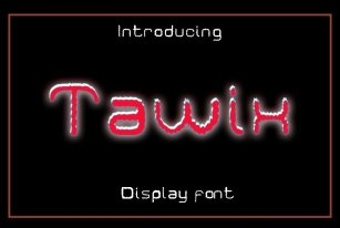Tawix Font Download