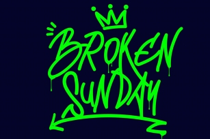 Broken Sunday Font Download