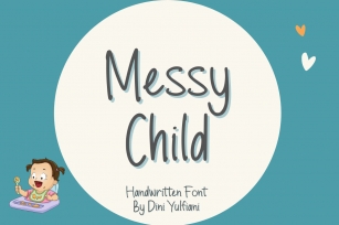 Messy Child Font Download