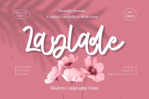 Laylade - Modern Script fonts Font Download