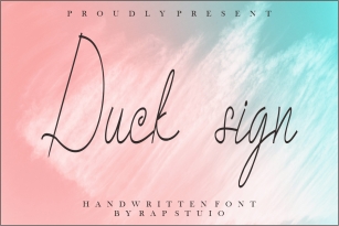 Duck Sig Font Download