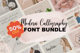 Modern Calligraphy Bundle Font Download
