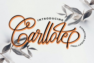 Carllote | Signature Script Font Font Download