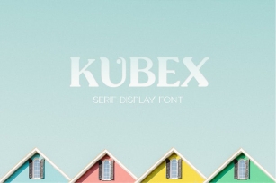 Kubex - Serif Display Font Font Download