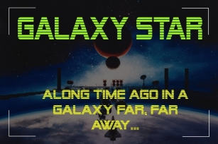 Galaxy Star Font Download