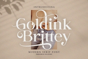 Goldink Brittey Font Download