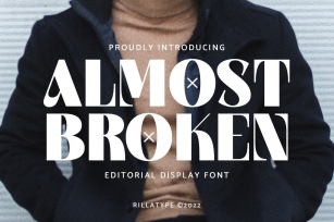 Almost Broken Editorial Font Download