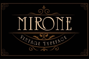 Mirone Font Download