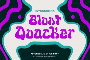 Blunt Quacker Font Download
