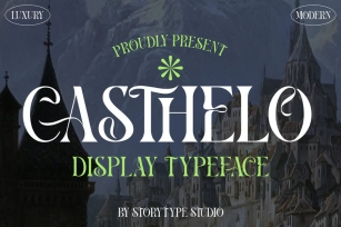 Casthelo Display Typeface Font Font Download