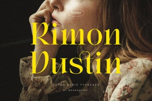 Rimon Dustin – Retro Serif Typeface Font Download